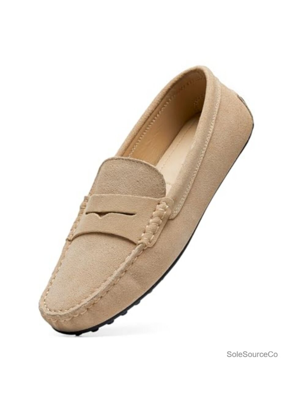 Suede Penny Loafers Classic Slip-On Driving Shoes